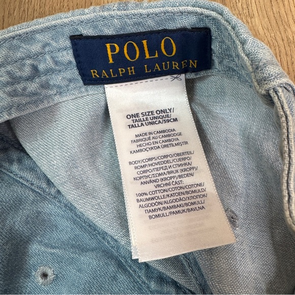 Ralph Lauren Polo Cotton Twill Ball Cap OS - Picture 5 of 6